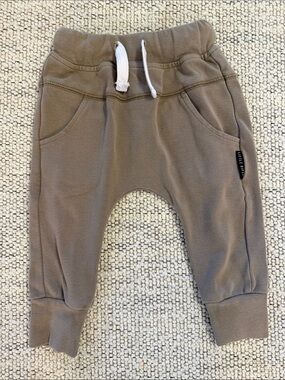 Little Bipsy Baby Cozy Drawstring Jogger Pants - Slate